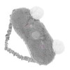Ipetboom Cute Animal Sleep Mask Soft Plush Eye Cover for