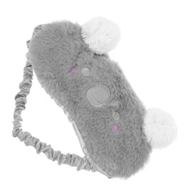Ipetboom Cute Animal Sleep Mask Soft Plush Eye Cover for Adults Breathable and Comfortable for Travel Home