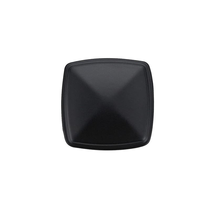 Ravinte 10 Pack Matte Black Kitchen Cabinet Square Knob Single