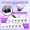 Elitefe Lash Extension Kit DIY 280Pcs Lash Clusters Kit Eyelash