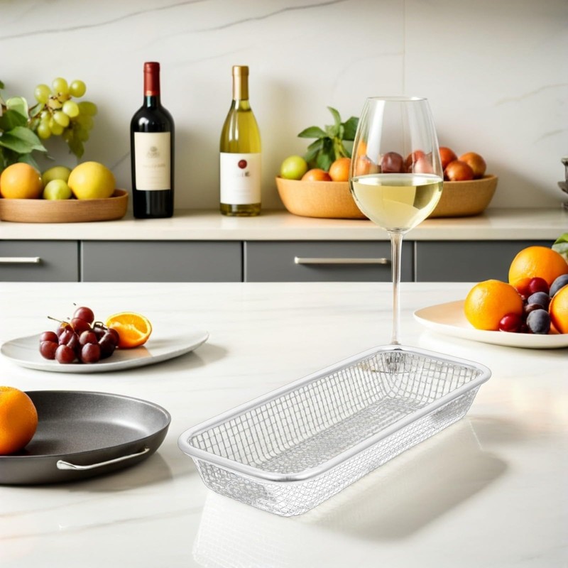Cabilock Dishwasher Chopstick Basket, 2-Pack Small Storage Holder for Utensils,
