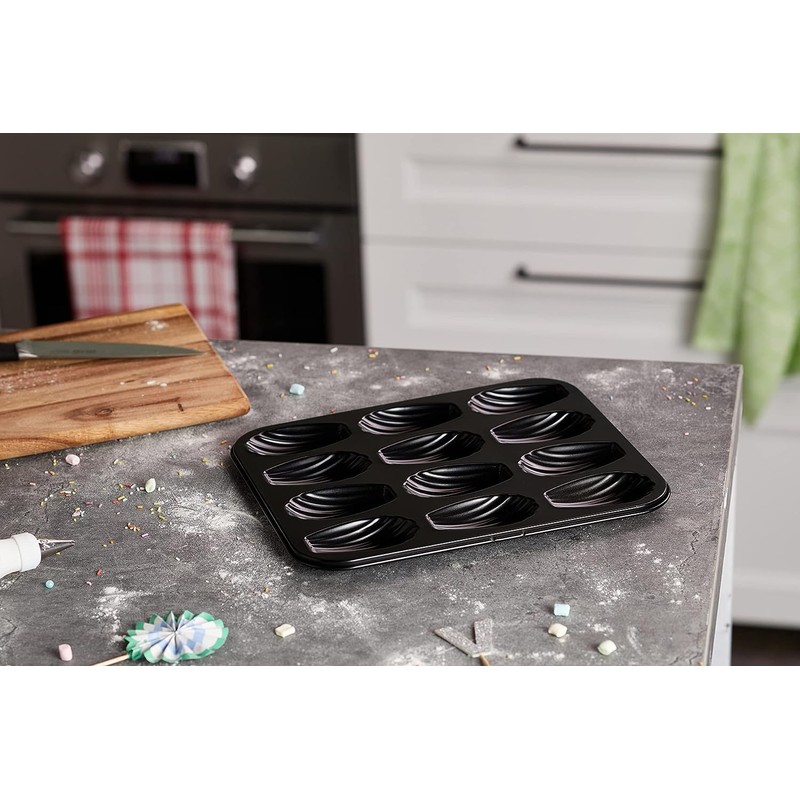Ibili 820502 – Backform Muffins 12 Eiswürfel Moka Schwarz -