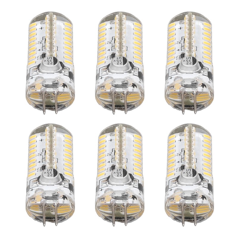 6 Pcs G4 LED Bulbs Bi Pin Base Light Bulbs