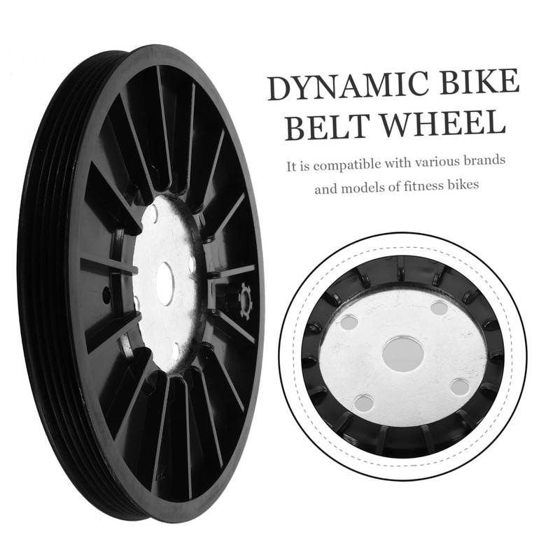 CORHAD Fitness Bike Belt Pulley Dynamic Cycling Belt Disc Exercise