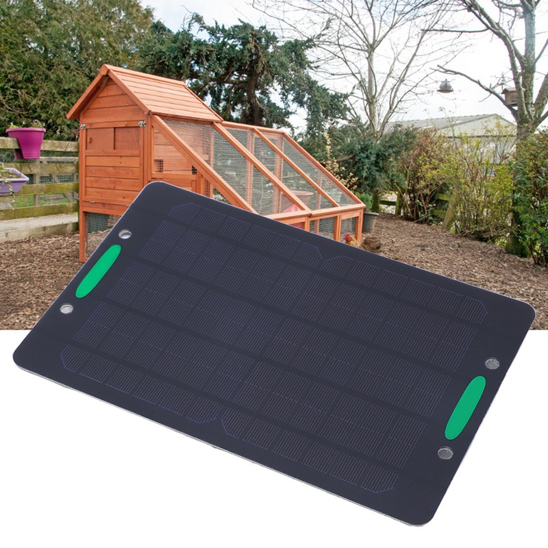 Solar Panel Fan Dual Exhaust Fans Air Ventilation Heat Dissipation