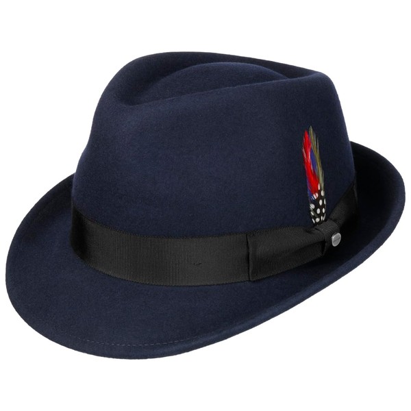 Stetson Elkader Trilby Felt Hat fedora men´s (XL (60-61 cm)