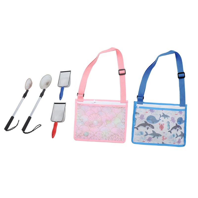 6pcs Shelling Tools for Beach Include Sand Sifter with Extra