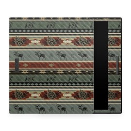 Carbon Fiber Tablet Skin Compatible with BOOX Go Color 7 (2024) - Cabin Stripes - Premium 3M Vinyl Protective Wrap Decal Cover - Easy to Apply | Crafted in The USA by MightySkins
