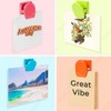 6 Pieces Multi Colour Magnetic Metal Clip, Fridge Whiteboard Wall