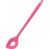 Sililkon Mixing Spoon with Hole (Pink)