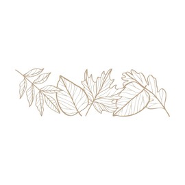 Spellbinders Glimmer Hot Foil Plate-Autumn Leaf Border