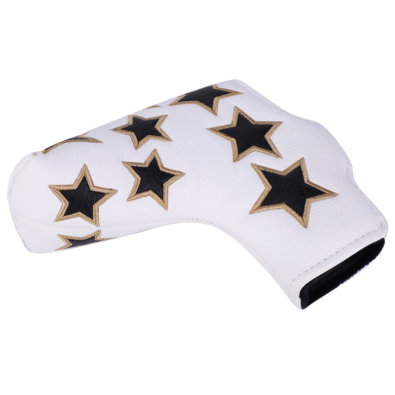 L Shape PU Leather Star Embroidery Semicircular Waterproof Thicken Plush