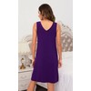WiWi Viscose from Bamboo Nightgown for Women Cooling Sleeveless Tank