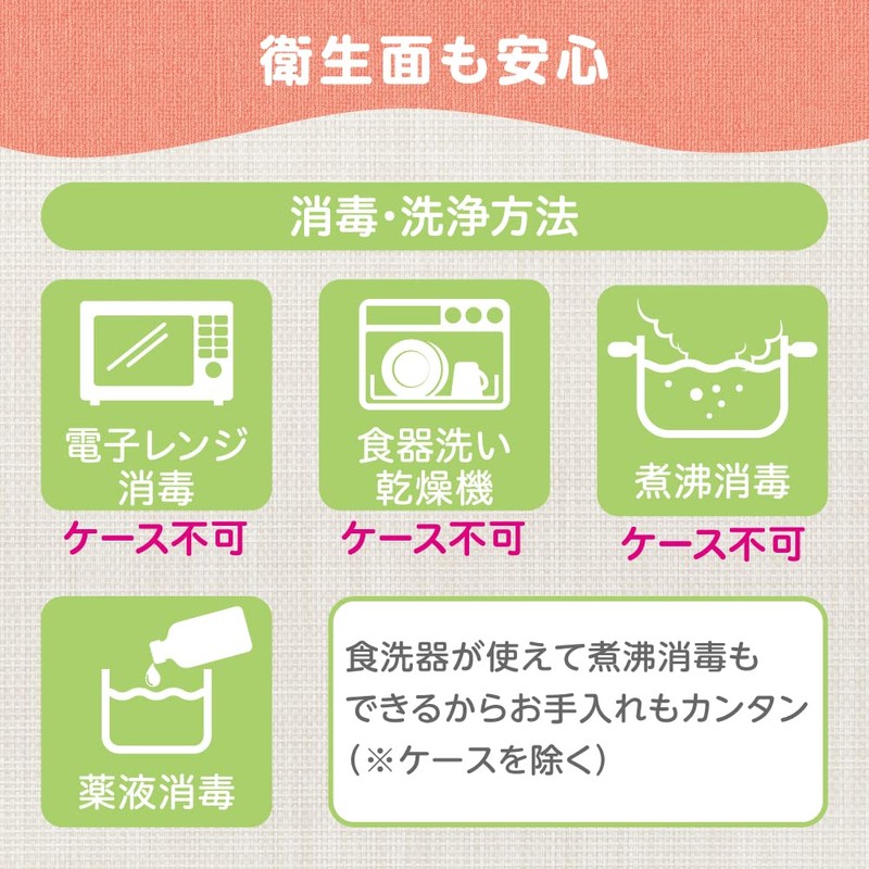 Pigeon SWEET With Spoon & Fork with Case