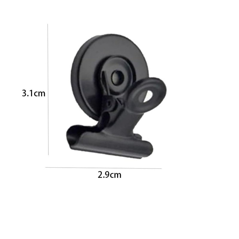 10 x Metal Magnetic Clips, Super Strong, Rustproof, Refrigerator Magnets,