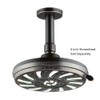 Purelux Ceiling Mount Shower Arm 4 Inches Made of Stainless