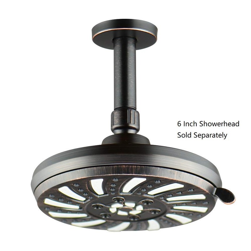 Purelux Ceiling Mount Shower Arm 4 Inches Made of Stainless