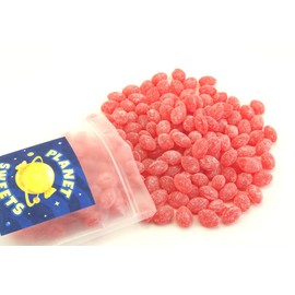 Planet Sweets Sanded Wild Cherry Hard Candy Drops - 1.5 Pounds - Old Fashioned Candies - Gluten Free
