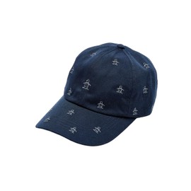 Muning Wear MG5SCP08M Men's Cap, Coke Gel Moisture Reducing, UV Protection, Penguin Embroidery, Baseball Cap, Golf, NV00 (navy), Free size