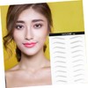 FRCOLOR 2sheets Eyebrow Sticker Simulation Artificial Eyebrow Hair-like Design for