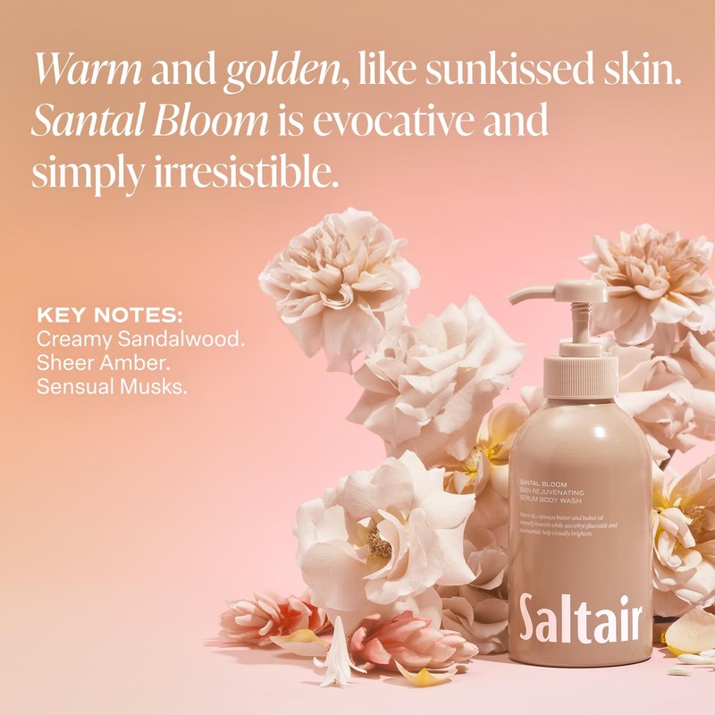 Saltair Body Wash 2-Pack – Santal Bloom – Moisturizing Body