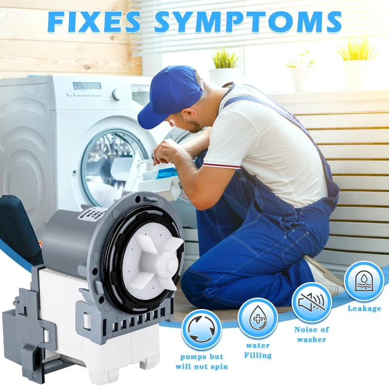 TOMOON New Washer Drain Pump Dc31-00054d Dc31-00187a Px3516-01 For Samsu.ng