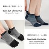 Toes Home Men's Five Toe Socks, 5 Toe Socks, Sports,