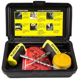 Black Jack Tire Repair - Compact Tire Repair Kit Sport Handle W/ 20 Repair (KT-220)