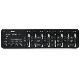 Korg nanoKONTROL2 Slim-Line USB Control Surface, Black