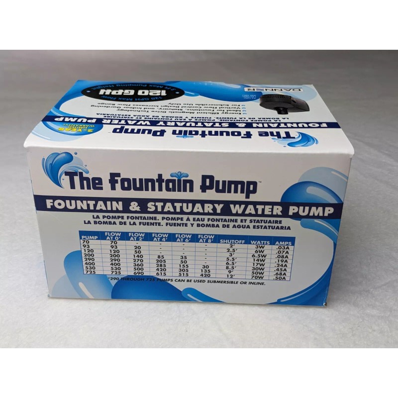 Danner 120 GPH Submersible Fountain Pump by Danner Manufacturing -