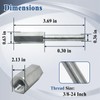 Ebrmeiwo 2 Pcs 1290 Shock Extension, Length of Shock Extension