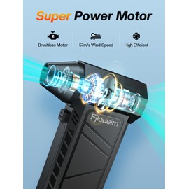 Compressed Air Duster, 130,000RPM Multi-Functional Electric Blower with 4-Speed Adjustable Settings for Dust Removal, Blowing & Suction – Ideal for Cars, Computers, Keyboards, and Outdoors（Black）