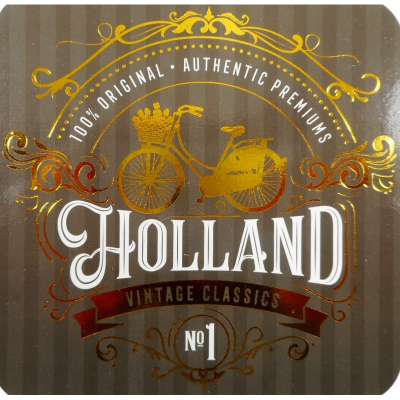Set of 6 Coasters Holland Windmill Bicycle 9 x 9