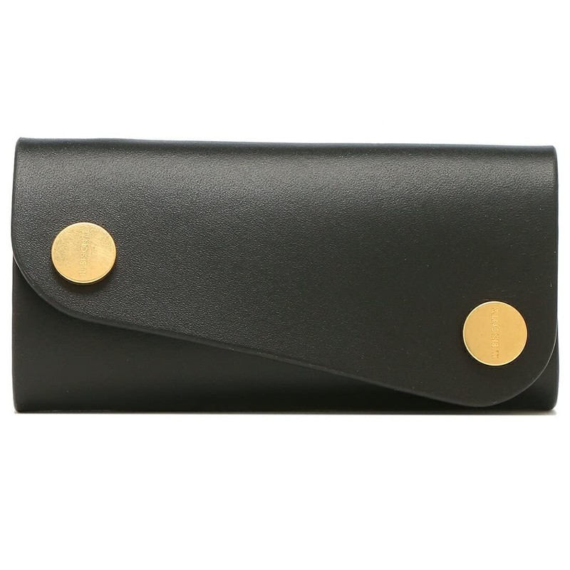 IL BISONTE SKH115 PV0039 BK255B Key Case, Key Holder, Black,