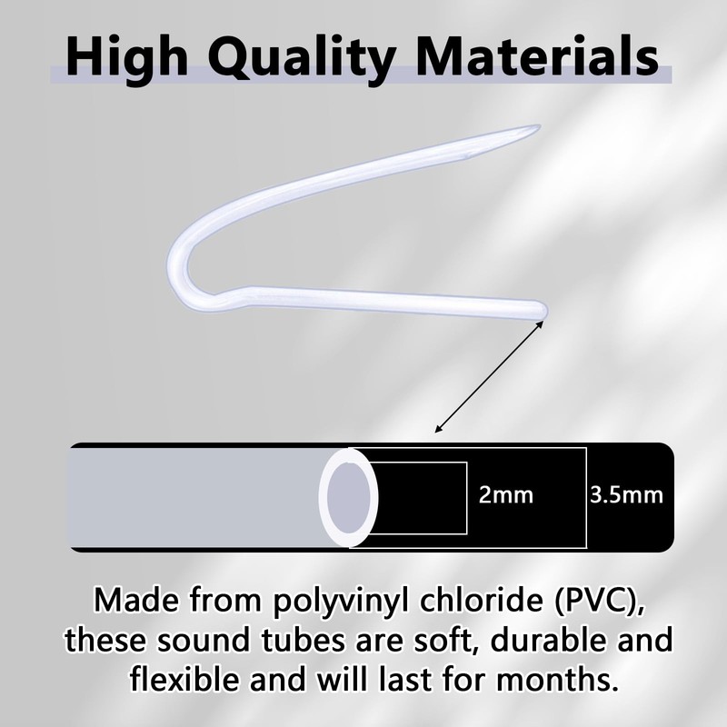 FEXPDL 10pcs Hearing Aid Tubes Hearing Aid Tubes Replacement NHS