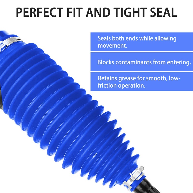 Universal Silicone Rack and Pinion Boot Kit, Dustproof & Waterproof