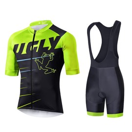 UGLY FROG UIF23HDTJ01 Cycling Men's 20D Gel Dungarees Bib Short Shorts Padded Clothing Set Cyclists (XS-6XL), Colour 25