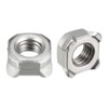 uxcell Weld Nuts,M8 Square UNC Coarse Carbon Steel Machine Screw