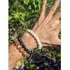 RAYON Green Opal Bead Bracelet Men Stretch 10mm 7, 7.5,