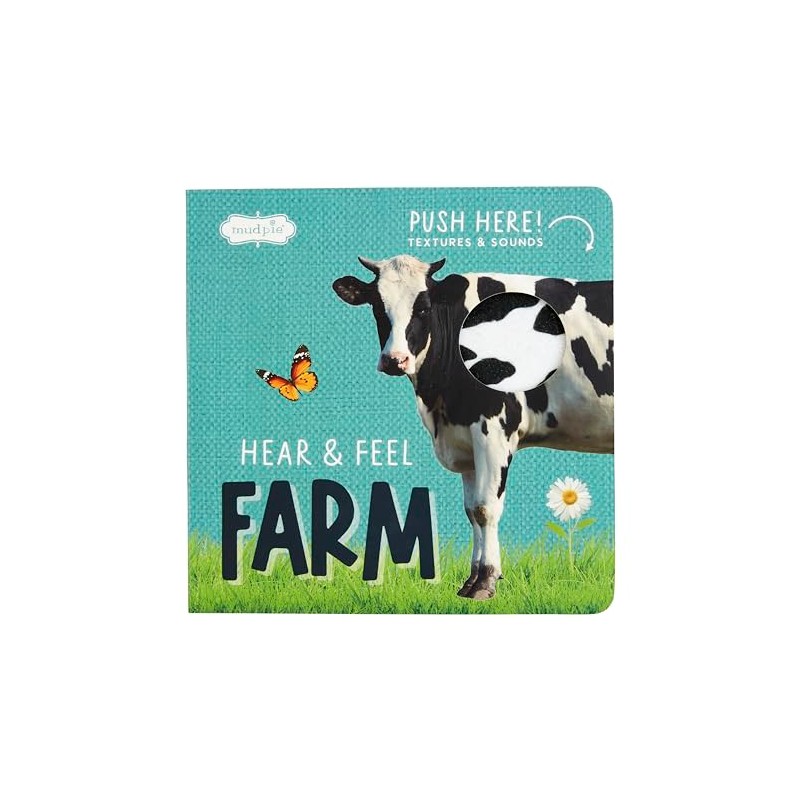 Mud Pie Hear and Feel Farm Book