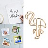 100pcs Flamingo Paper Clip Cute Animal Shape File Note Page