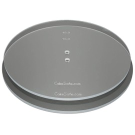 CAKESAFE – 2-10” Clear ¼” Acrylic Disks – Perfect Icing Tool to Smooth the Buttercream on Your Cakes