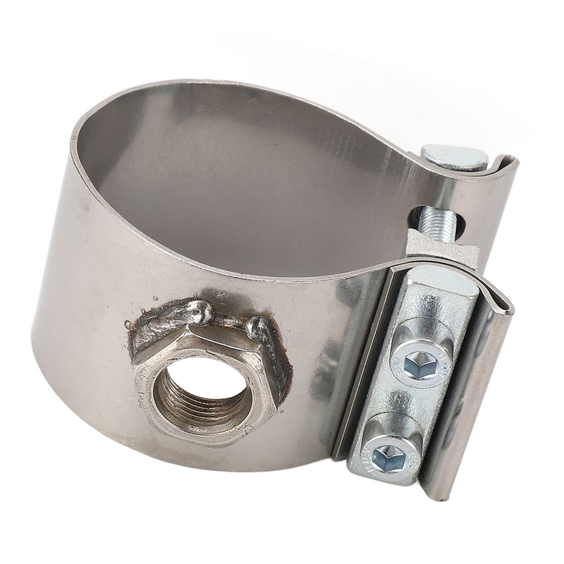 Clamp On Wideband Sensor Bung Adapter Adjustable Stainless Steel Oxygen