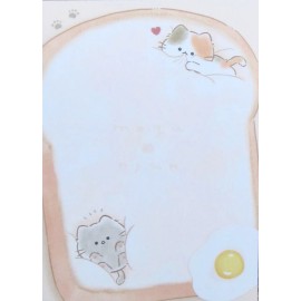 Kamio Mogu Nyan & Shokupan Mini Memo Pad~KAWAII!!