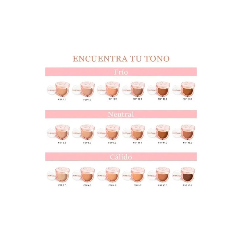 Base de maquillaje en polvo Beauty Creations Flawless Stay tono