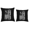 American Flag Allergy Technician USA Allergy Testing Expert Throw Pillow