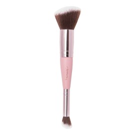 Brocha Dual Perfecting Bronzer Brush Beauty Creations Orig Color Rosa