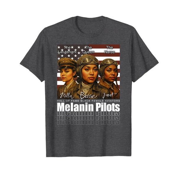 Aviator Legacy for Black Women in Flight T-Shirt
