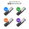 Sanwa Direct 600-3USCA128G USB Flash Drive USB-A USB-C Dual Compatible,