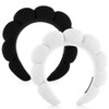 YUXIANLB Spa Headbands for Women (Black&White, One Size)